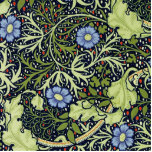 William Morris Seaweed Antique Flower Standing Photo Sculpture<br><div class="desc">William Morris Seaweed green and blue Floral Pattern Wallpaper - William Morris produced many vintage wallpaper designs in the 1800s, and the Seaweed pattern is one of the best. The vintage William Morris Seaweed wallpaper pattern is an ornate floral design with flowers and leaves in a lovely blue and green....</div>