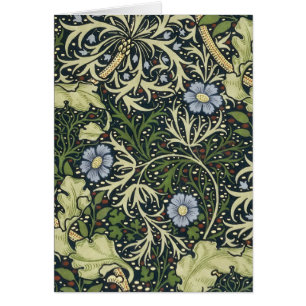 William Morris Seaweed Pattern Floral Vintage Art