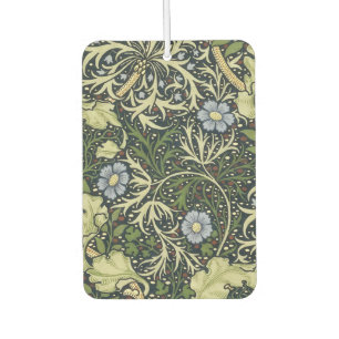 William Morris Seaweed Pattern Floral Vintage Art Car Air Freshener