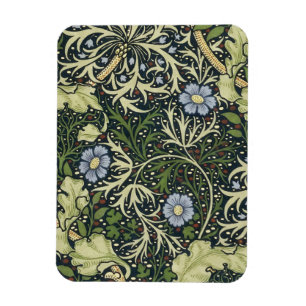 William Morris Seaweed Pattern Floral Vintage Art Magnet