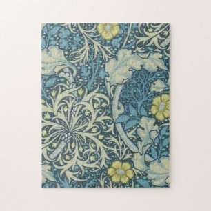William Morris Seaweed Pattern Jigsaw Puzzle
