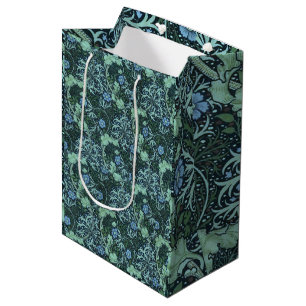 William Morris Seaweed Pattern     Medium Gift Bag