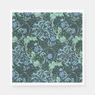 William Morris Seaweed Pattern    Napkin