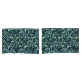 William Morris Seaweed Pattern Pillowcase