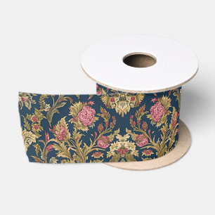 William Morris Seaweed Vintage Floral art nouveau Satin Ribbon