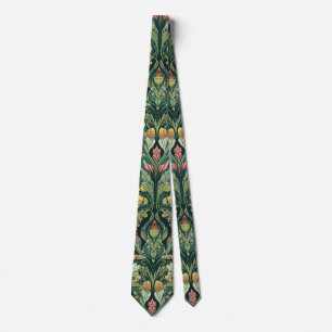  William Morris Seaweed Vintage Floral art nouveau Tie