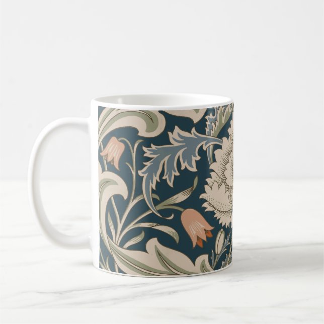 William Morris Severn Floral Garden Flower Classic Coffee Mug (Left)