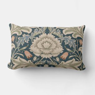 William Morris Severn Floral Garden Flower Classic Lumbar Cushion