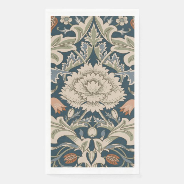 William Morris Severn Floral Garden Flower Classic Napkin (Front)
