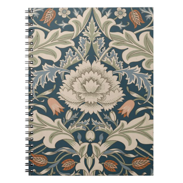 William Morris Severn Floral Garden Flower Classic Notebook (Front)