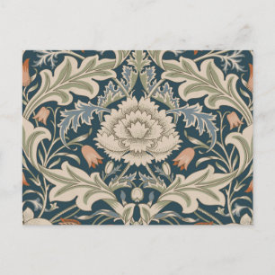 William Morris Severn Floral Garden Flower Classic Postcard