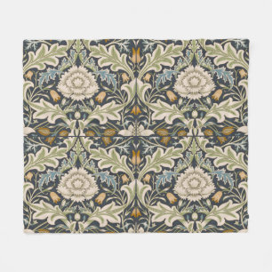 William Morris Severn Floral Pattern Classic Fleece Blanket
