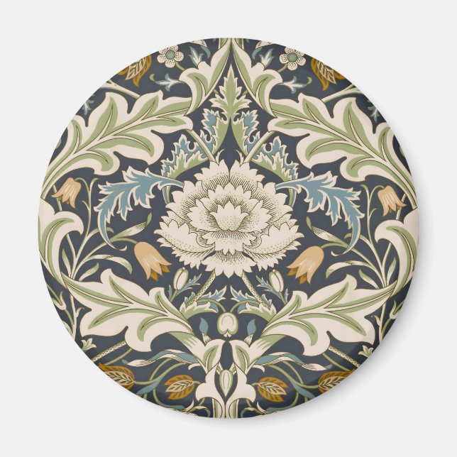 William Morris Severn Floral Pattern Classic Magnet (Front)