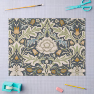 William Morris Severn Floral Pattern Classic Tissue Paper