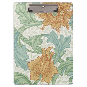 William Morris Single Stem Floral Pattern Clipboard