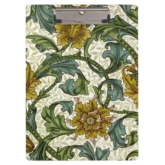 William Morris Single Stem Floral Pattern Clipboard (Front)