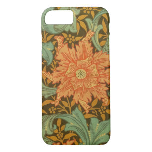 William Morris Single Stem Pattern Art Nouveau iPhone 8/7 Case
