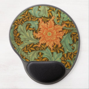 William Morris Single Stem Pattern Art Nouveau Gel Mouse Mat