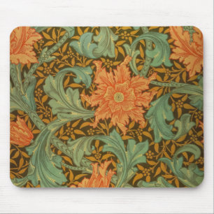 William Morris Single Stem Pattern Art Nouveau Mouse Mat
