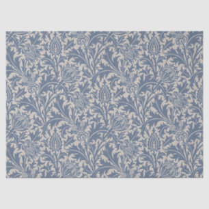 William Morris Slate Blue Thistle Wallpaper Tissue Paper