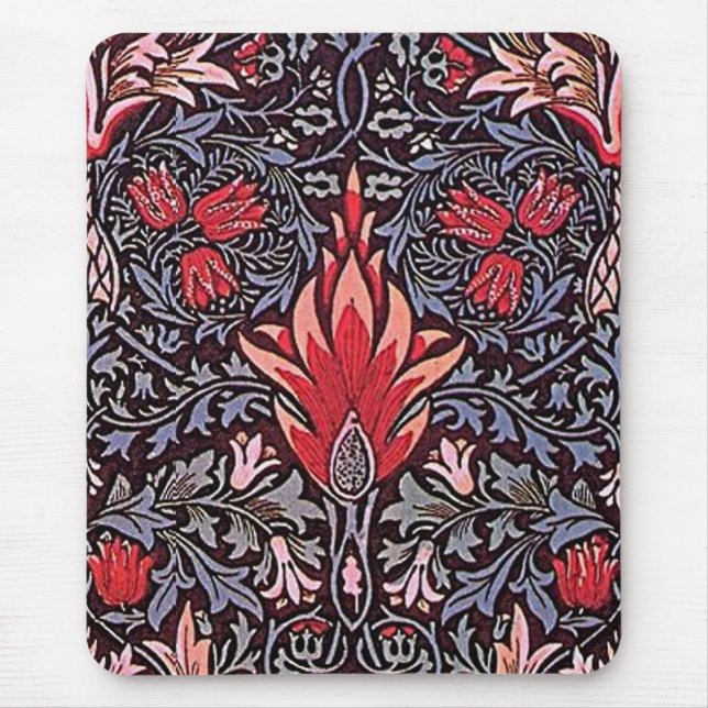 William Morris Snakehead Design - Mousepad (Front)
