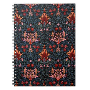 William Morris Snakeshead Dark Pattern Notebook