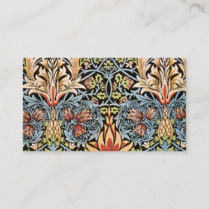William Morris Snakeshead Design Business Card