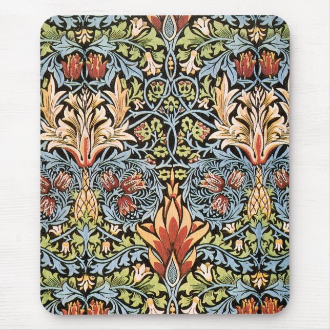 William Morris Snakeshead Design Mouse Mat (Front)