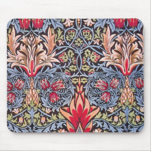 William Morris Snakeshead Floral Art Nouveau Mouse Mat
