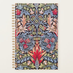 William Morris Snakeshead Floral Art Nouveau Planner
