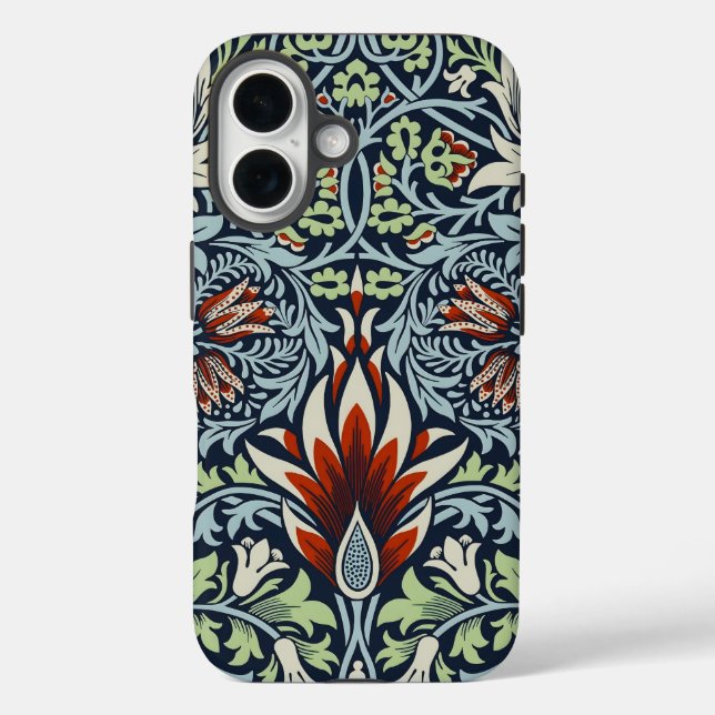 William Morris Snakeshead Floral Classic Botanical Case-Mate iPhone Case (Back)
