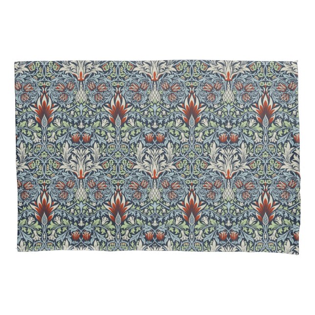 William Morris Snakeshead Floral Classic Botanical Pillowcase (Front)