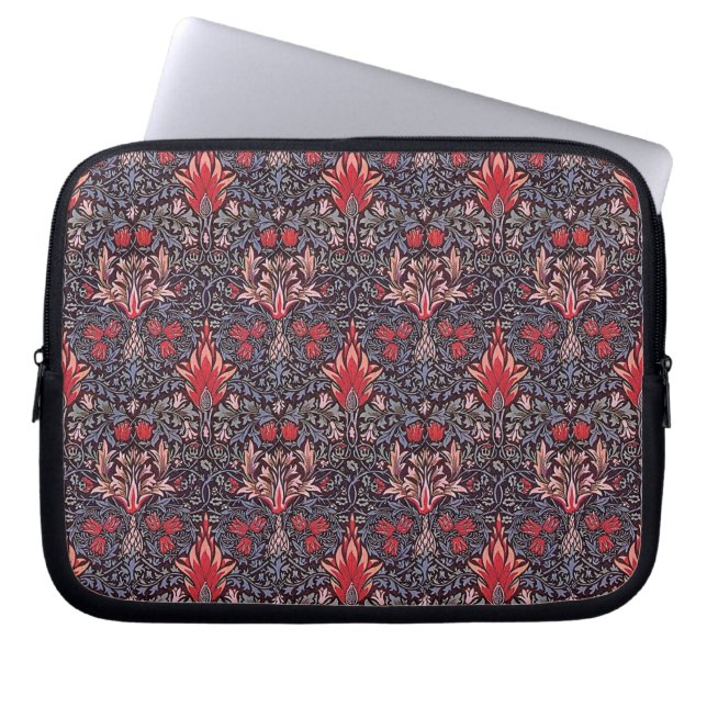 William Morris "Snakeshead" Floral Design  Laptop Sleeve (Front)
