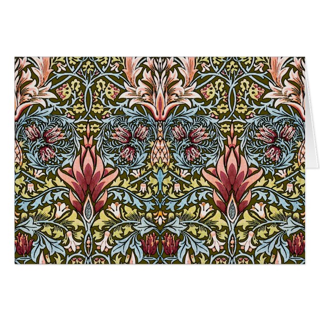 William Morris Snakeshead Floral Pattern (Front Horizontal)