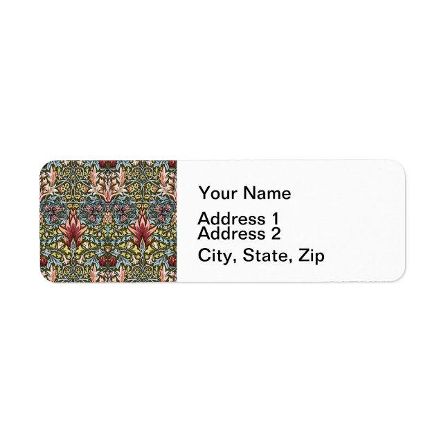 William Morris Snakeshead Floral Pattern (Front)