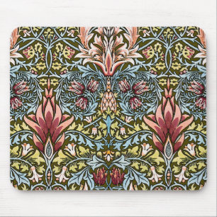 William Morris Snakeshead Floral Pattern Mouse Mat