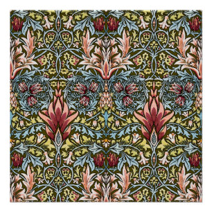 William Morris Snakeshead Floral Pattern Poster
