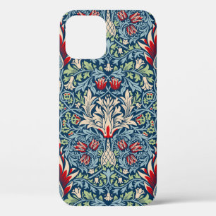 William Morris Snakeshead Fritillary Floral Design iPhone 12 Case