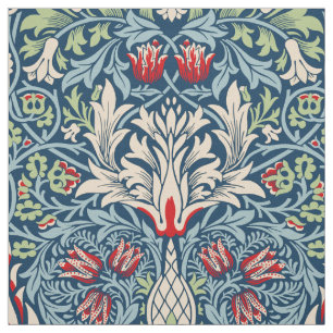 William Morris Snakeshead Fritillary Floral Design Fabric