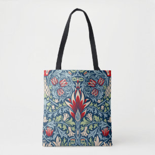 William Morris Snakeshead Fritillary Floral Design Tote Bag