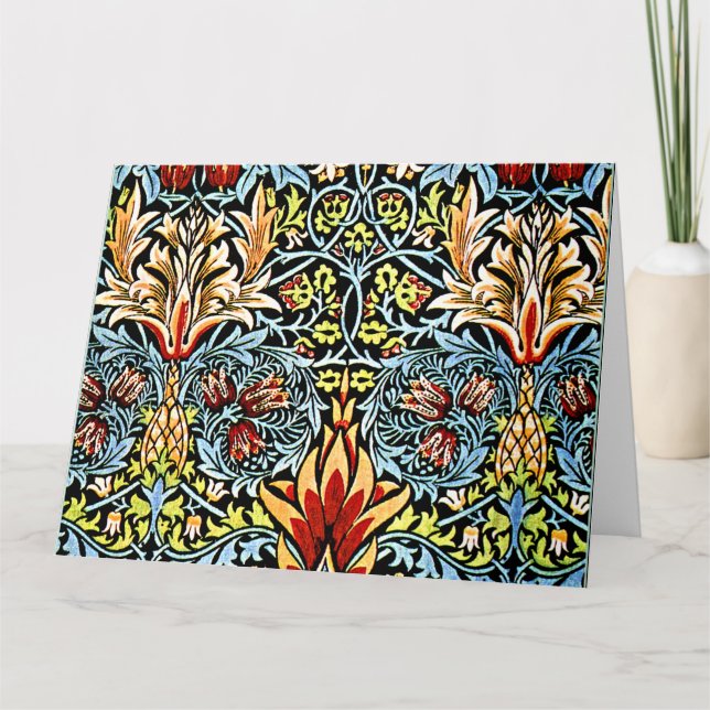 William Morris - Snakeshead Thank You Card (Front)