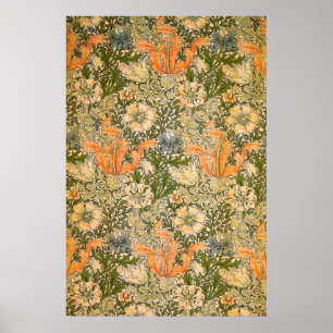 William Morris Spring Compton Flower Festival Poster