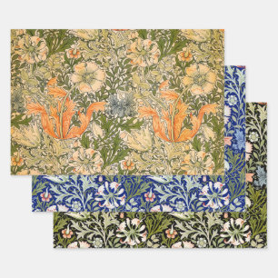 William Morris Spring Compton Flower Festival Sets Wrapping Paper Sheet