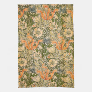 William Morris Spring Compton Flower Festival Tea Towel