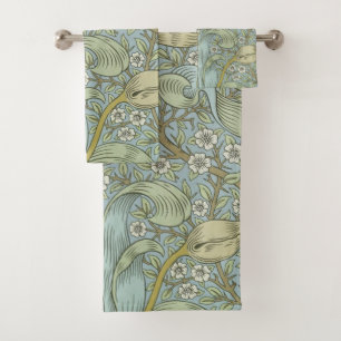 William Morris Spring Thicket: Antique Floral Bath Towel Set