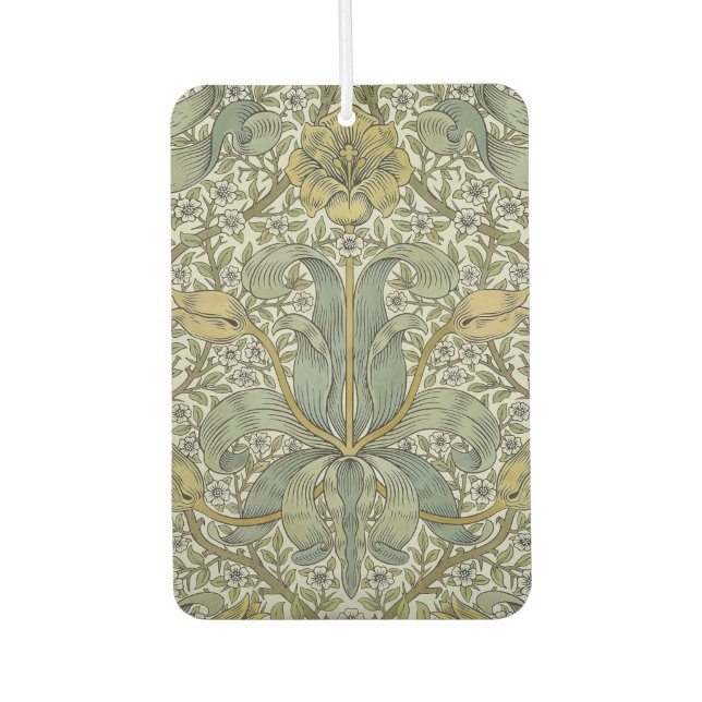 William Morris Spring Thicket Classic Pattern Car Air Freshener (Front)