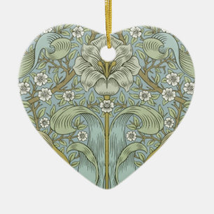 William Morris Spring Thicket Classic Pattern Ceramic Tree Decoration