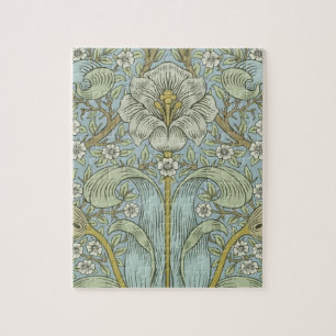 William Morris Spring Thicket Classic Pattern Jigsaw Puzzle