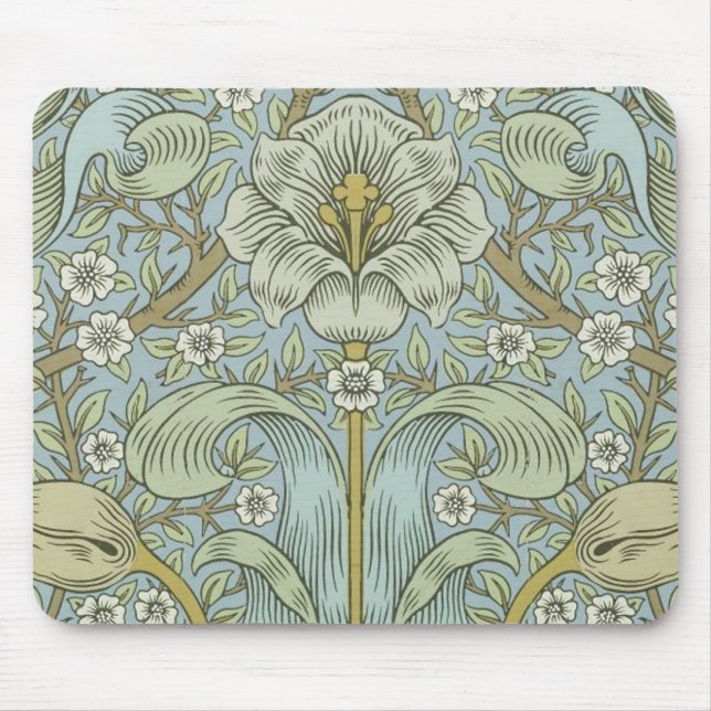 William Morris Spring Thicket Classic Pattern Mouse Mat (Front)