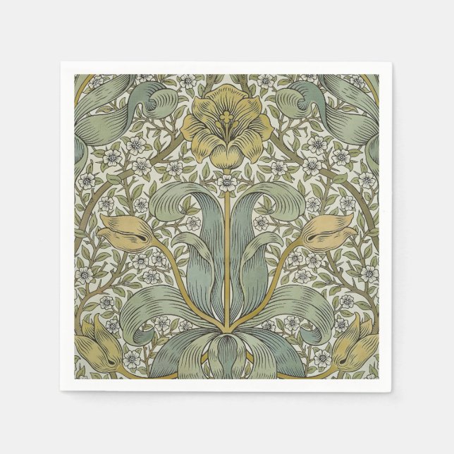William Morris Spring Thicket Classic Pattern Napkin (Front)